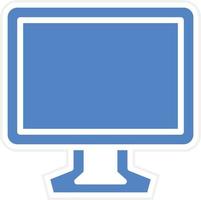 TV Screen Vector Icon Design
