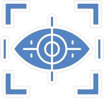 Eye Tracking Vector Icon Design