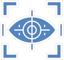 Eye Tracking Vector Icon Design