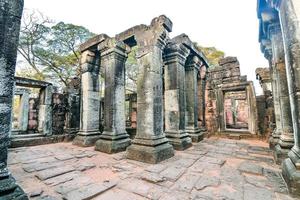 Ancient Buddhist temple in Asia photo