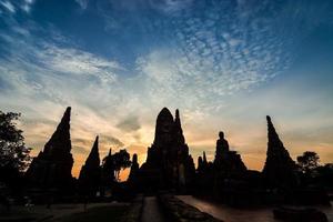 Ancient Buddhist temple in Asia photo