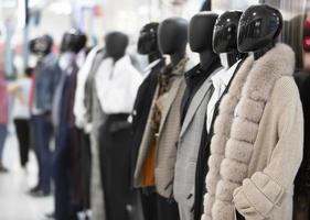 A number of black manicures in the store photo