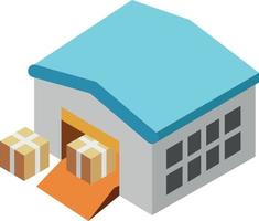 warehouse vector illustration on a background.Premium quality symbols.vector icons for concept and graphic design.