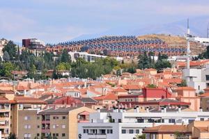 Buildings in the city photo