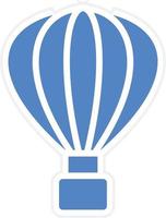 Air Balloon Vector Icon Design