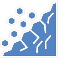 Landslide Vector Icon Design