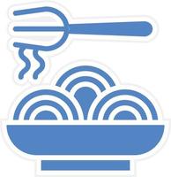 Spaguetti Vector Icon Design