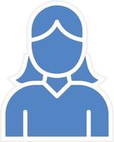 Girl Vector Icon Design