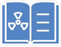 Chemistry Open Book Vector Icon Design