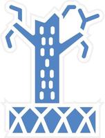Desertification Vector Icon Design