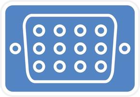 Vga Port Vector Icon Design