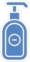 Hand Sanitizer Vector Icon Design