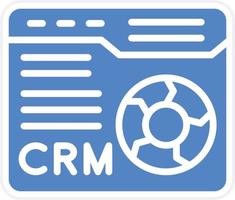 CRM Vector Icon Design