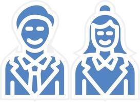 Couple Vector Icon Design