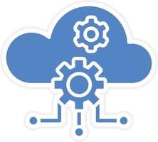 Cloud Computing Vector Icon Design