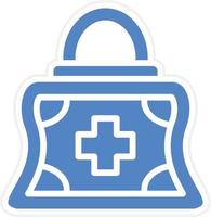 First Aid Kit Vector Icon Design