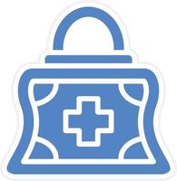 First Aid Kit Vector Icon Design