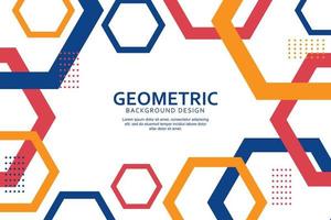 resumen geométrico antecedentes diseño con hexagonal formas vector