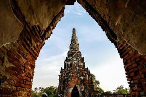 Ancient temple in Thailand photo