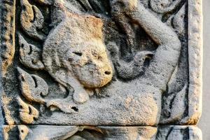 Statue in a Thai temple photo