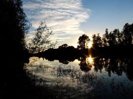 Scenic river view photo