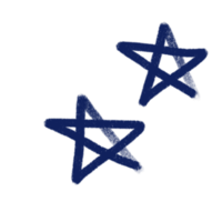 Marine Blau Element Hand zeichnen isoliert Symbol Star Blase Diamant Herz funkeln Blatt Wasser fallen png