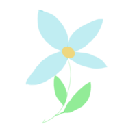 green leafs on transparent background flower flora decoration icon png