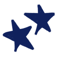marine bleu élément main dessiner isolé icône étoile bulle diamant cœur briller feuille l'eau laissez tomber png