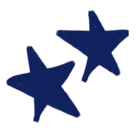 Marine Blau Element Hand zeichnen isoliert Symbol Star Blase Diamant Herz funkeln Blatt Wasser fallen png