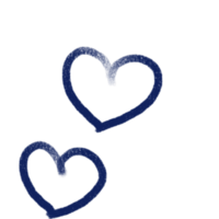 navy blue element hand draw  isolated icon star bubble diamond heart glitter leaf water drop png