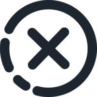 Cross symbol icon. png