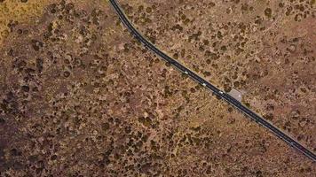 Aerial view of the Teide National Park, flight over the mountains and hardened lava. Tenerife, Canary Islands video