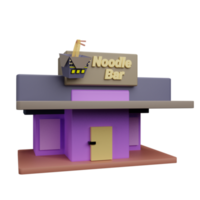 Noodle bar 3d icon png