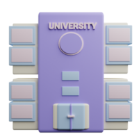 universitet 3d ikon png