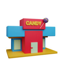 Candy store 3d icon png