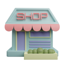 Shop 3d icon png