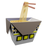 Noodle 3d icon png