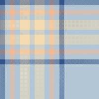 Plaid check pattern. Seamless fabric texture. Tartan textile print. vector