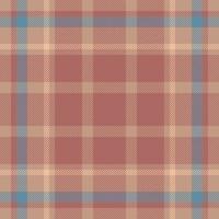 Plaid check pattern. Seamless fabric texture. Tartan textile print. vector