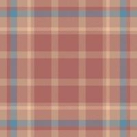 Plaid check pattern. Seamless fabric texture. Tartan textile print. vector