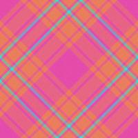 Texture fabric plaid. Background seamless vector. Check textile tartan pattern. vector