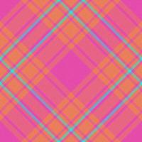 Texture fabric plaid. Background seamless vector. Check textile tartan pattern. vector