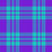 Seamless vector texture. Textile check background. Plaid pattern fabric tartan.