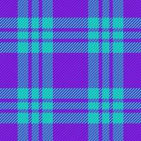 Seamless vector texture. Textile check background. Plaid pattern fabric tartan.