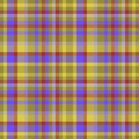 Texture check vector. Plaid seamless fabric. Pattern tartan textile background. vector