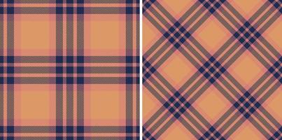 Plaid fabric texture. Textile tartan vector. Background check pattern seamless. vector