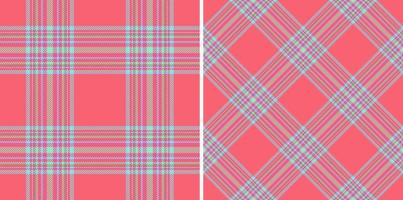 Background textile vector. Tartan pattern fabric. Check plaid seamless texture. vector