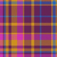 Texture tartan vector. Textile background plaid. Seamless fabric check pattern. vector