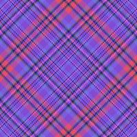 Seamless textile fabric. Texture plaid check. Tartan background pattern vector. vector