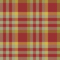 Check pattern vector. Plaid tartan textile. Fabric background texture seamless. vector
